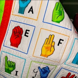 NEW - Sign Language Baby Blanket/Playmat
